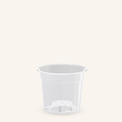 Durchsichtige Pflanztöpfe für Orchideen