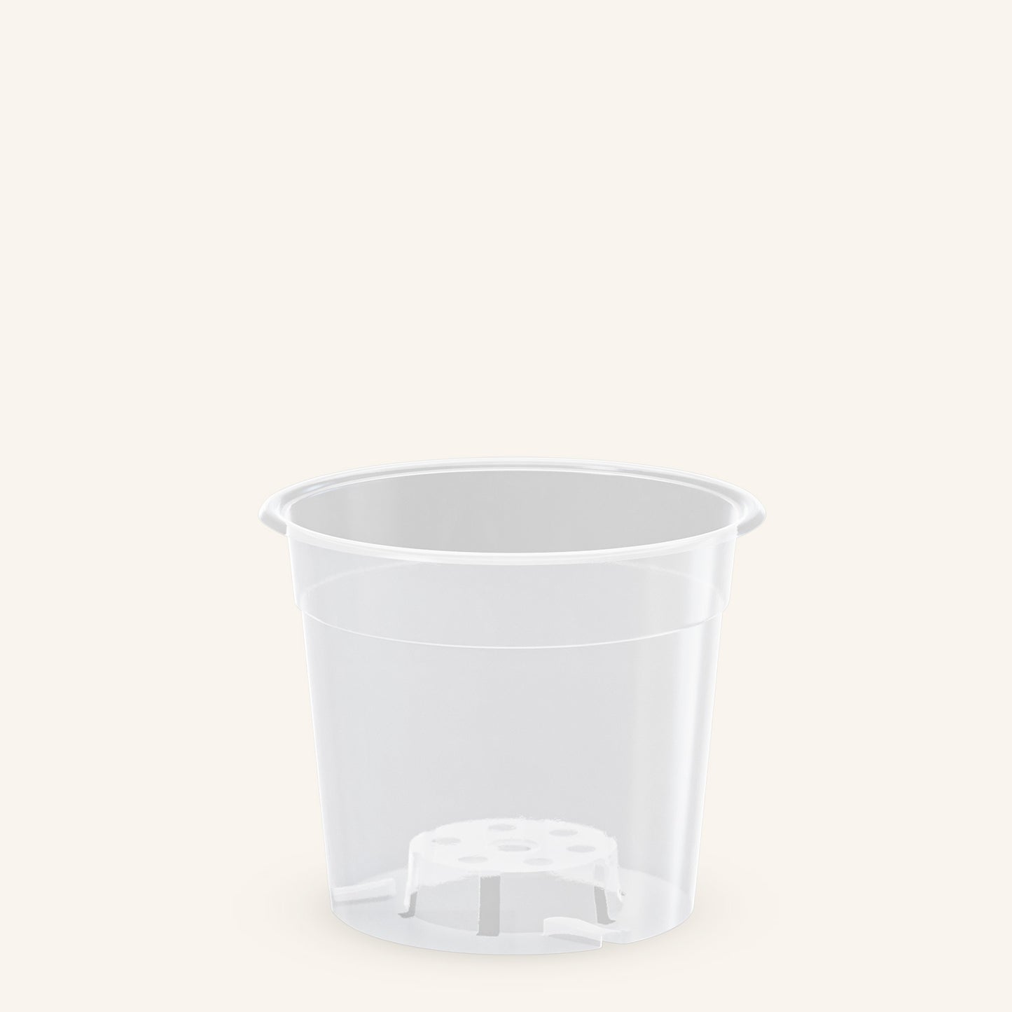 Durchsichtige Pflanztöpfe für Orchideen