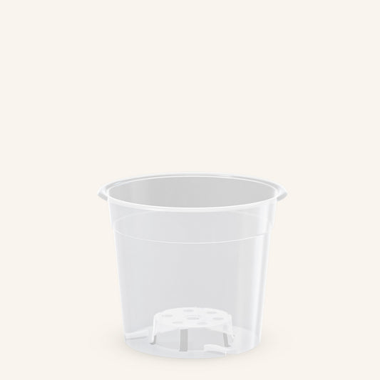 Durchsichtige Pflanztöpfe für Orchideen