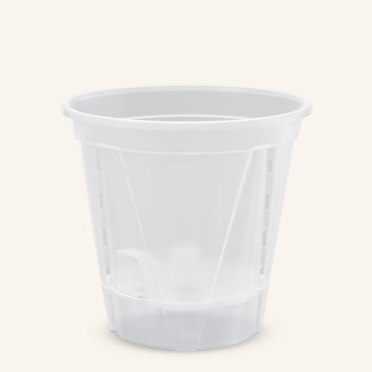 Selbstbewässernde durchsichtige Blumentöpfe