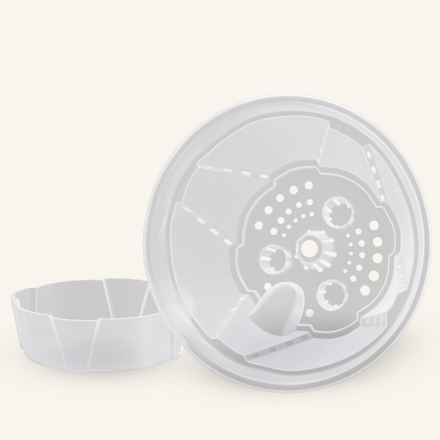 Selbstbewässernde durchsichtige Blumentöpfe