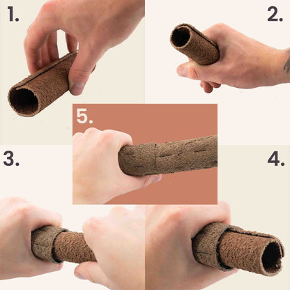 Biobasierter Moosstab